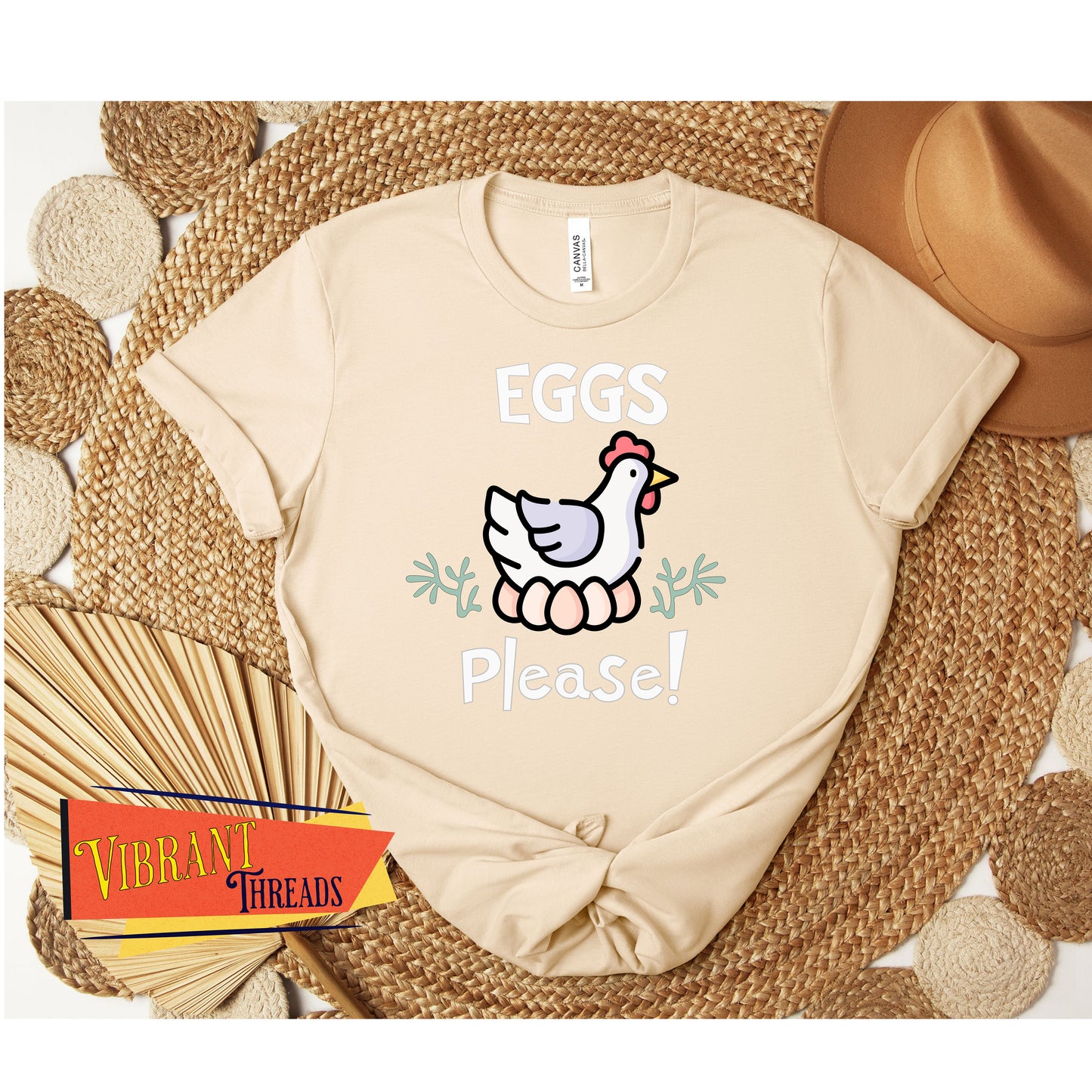 EGGS PLEASE WMNS Bella Canvas TEE