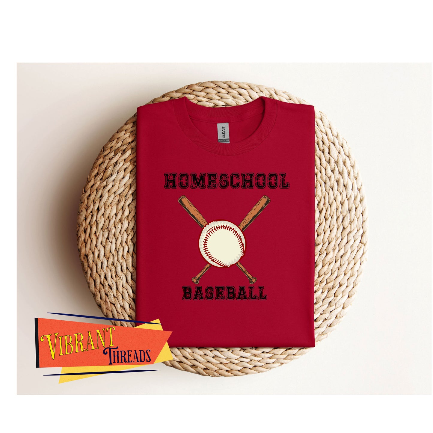 Homeschool Baseball Tee