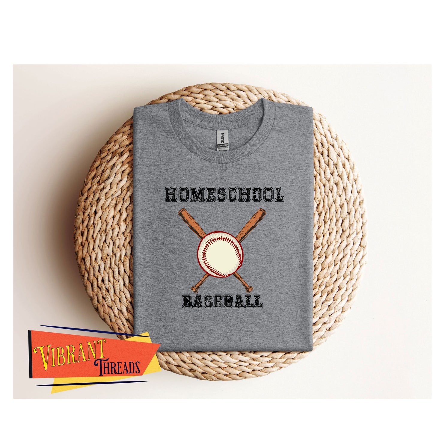 Homeschool Baseball Tee